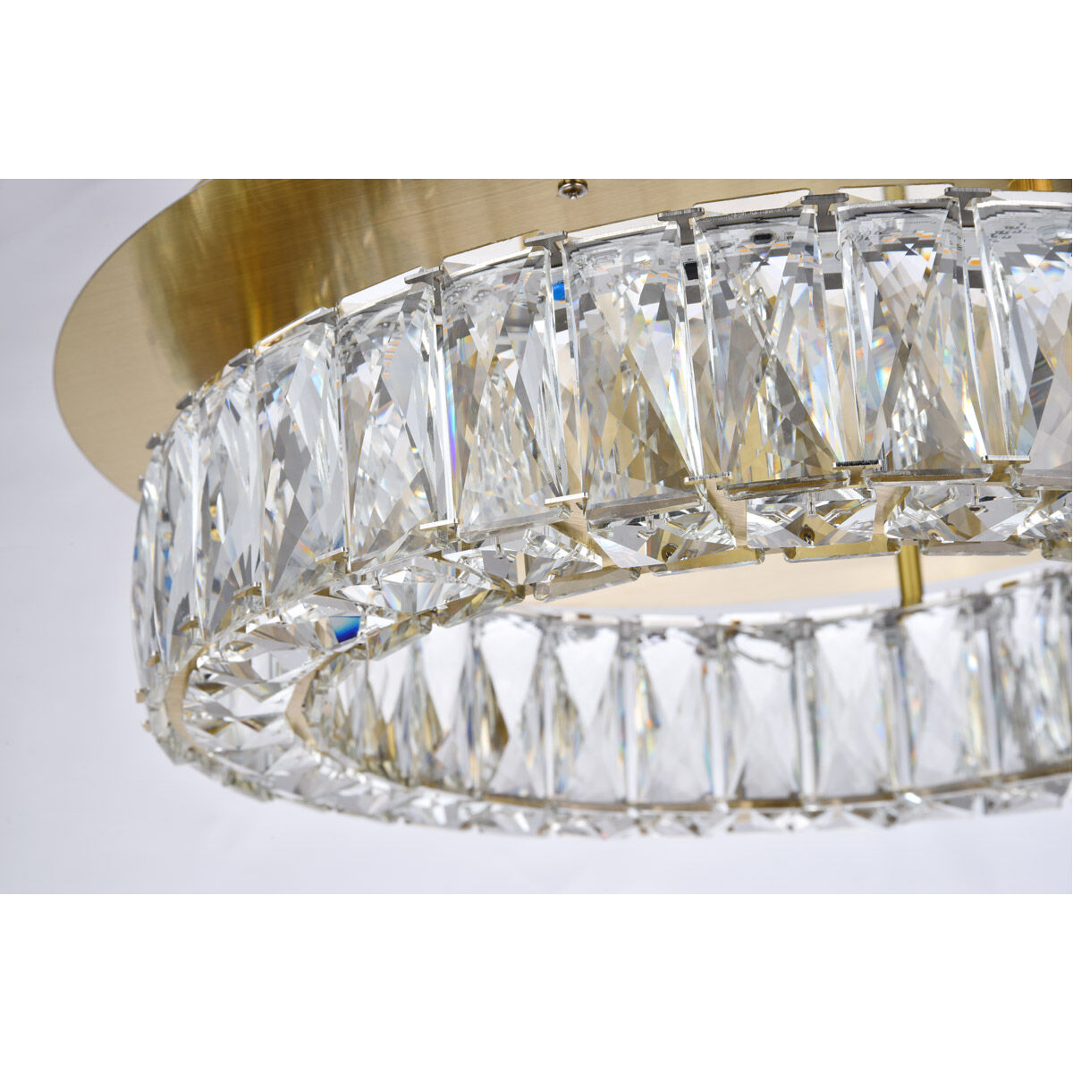 Monroe 18 inch Gold Flush Mount Ceiling Light