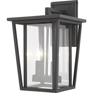 Seoul 2 Light 9.25 inch Outdoor Wall Light