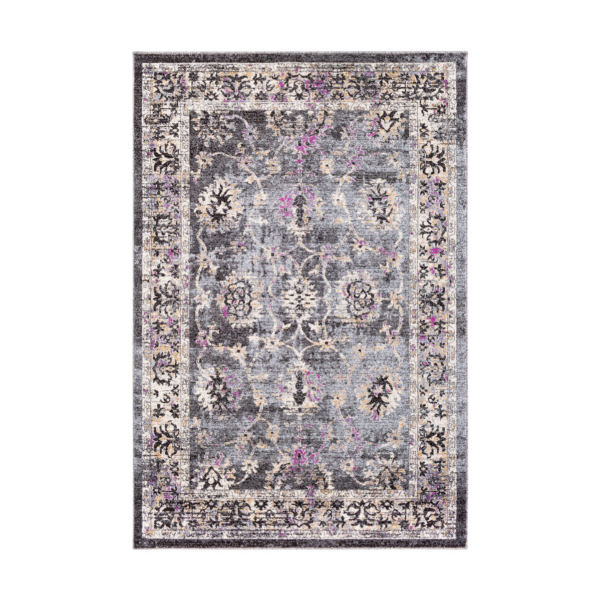 Elise 36 X 24 inch Medium Gray Indoor Area Rug, Rectangle