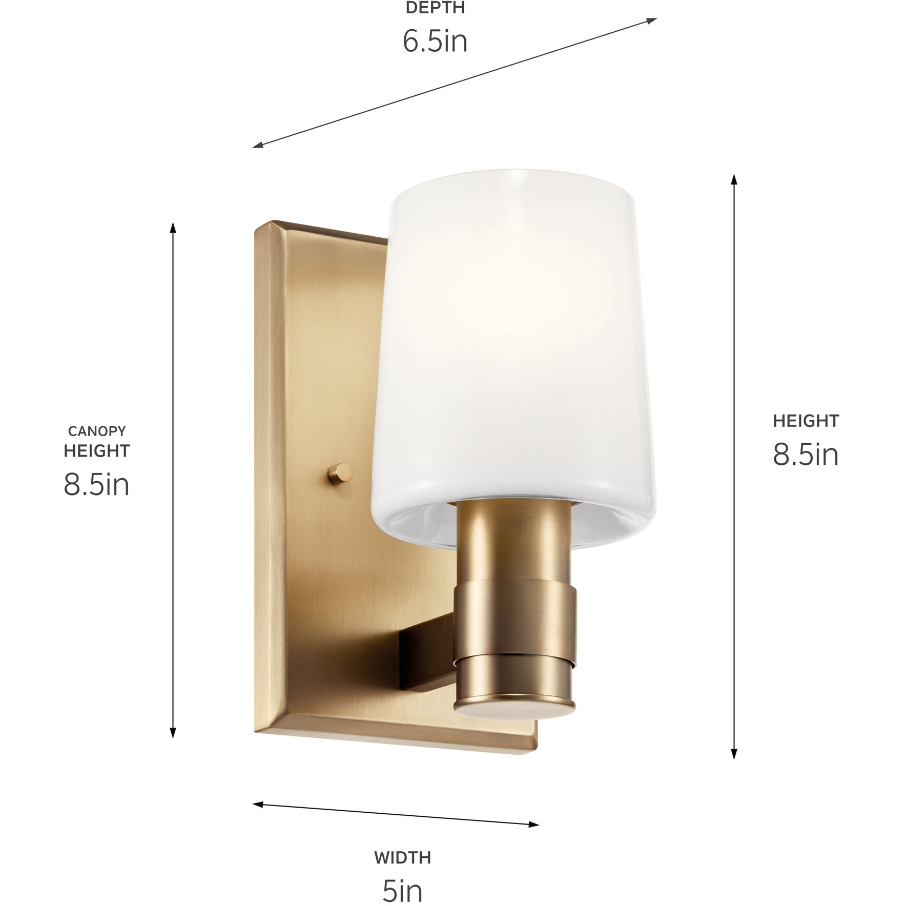 Champagne bronze sconces 2025