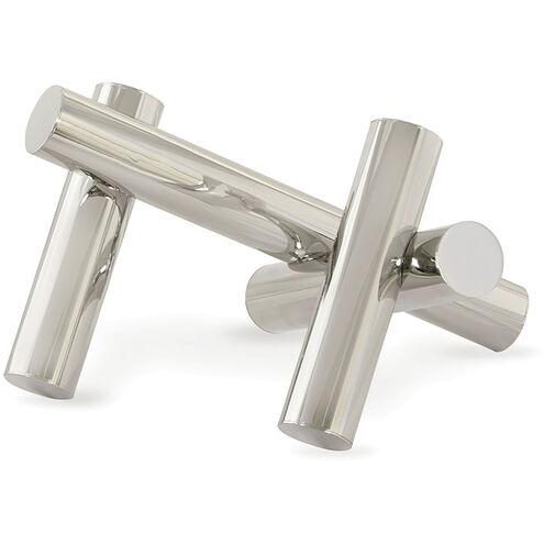 Dion 18.25 X 10.25 inch Sculpture in Polished Nickel