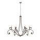 Bella 6 Light 32.9 inch Ink Chandelier Ceiling Light