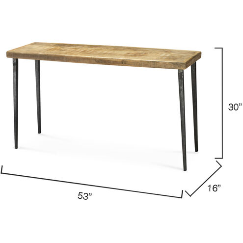 Farmhouse 53 X 16 inch Natural Wood Console Table