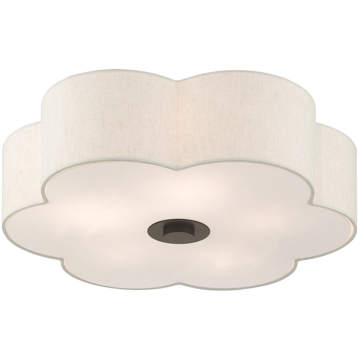 Solstice 5 Light 22 inch English Bronze Semi Flush Ceiling Light