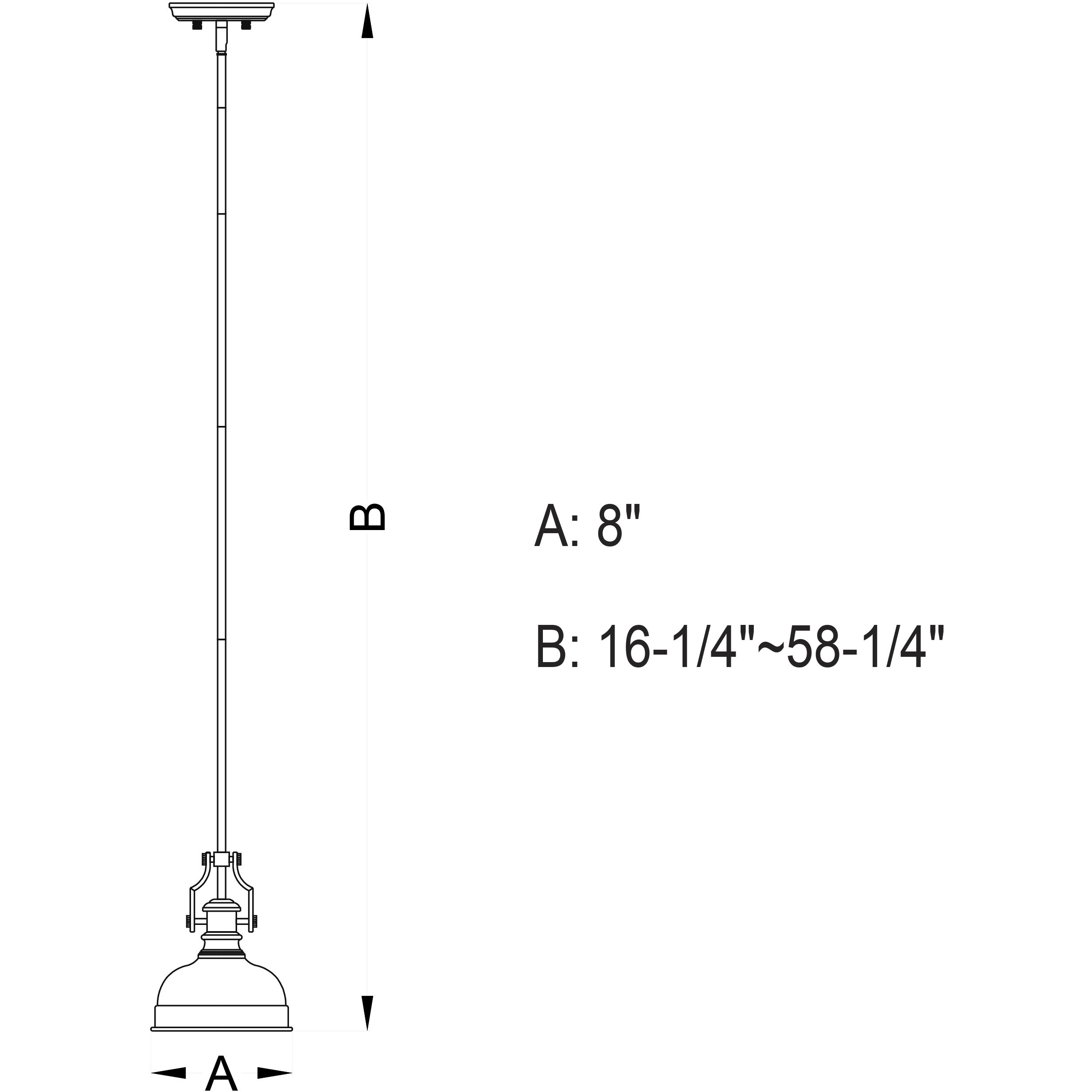 Keenan LED 8 inch Oil Rubbed Bronze Mini Pendant Ceiling Light