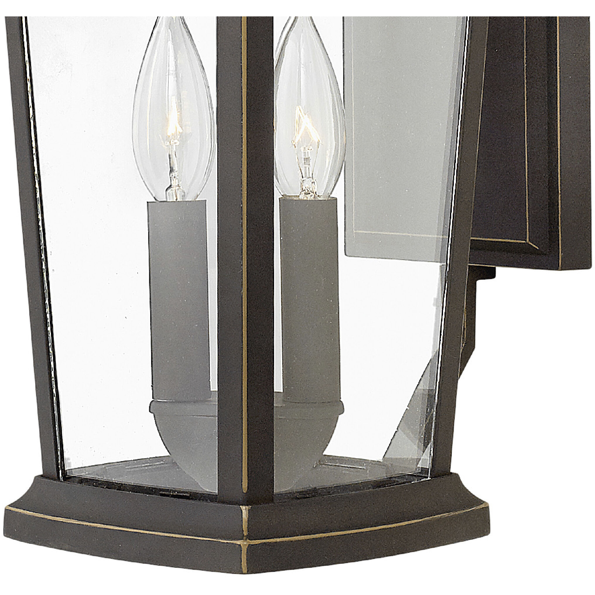 Bromley Outdoor Wall Mount Lantern in Oil Rubbed Bronze, Non-LED, Small