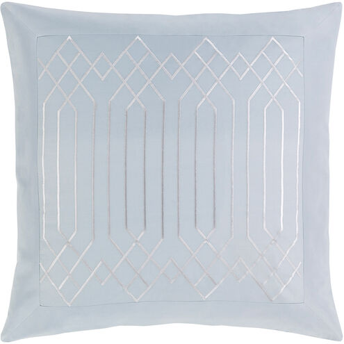 Plaza 26 X 26 inch Light Gray Euro Sham