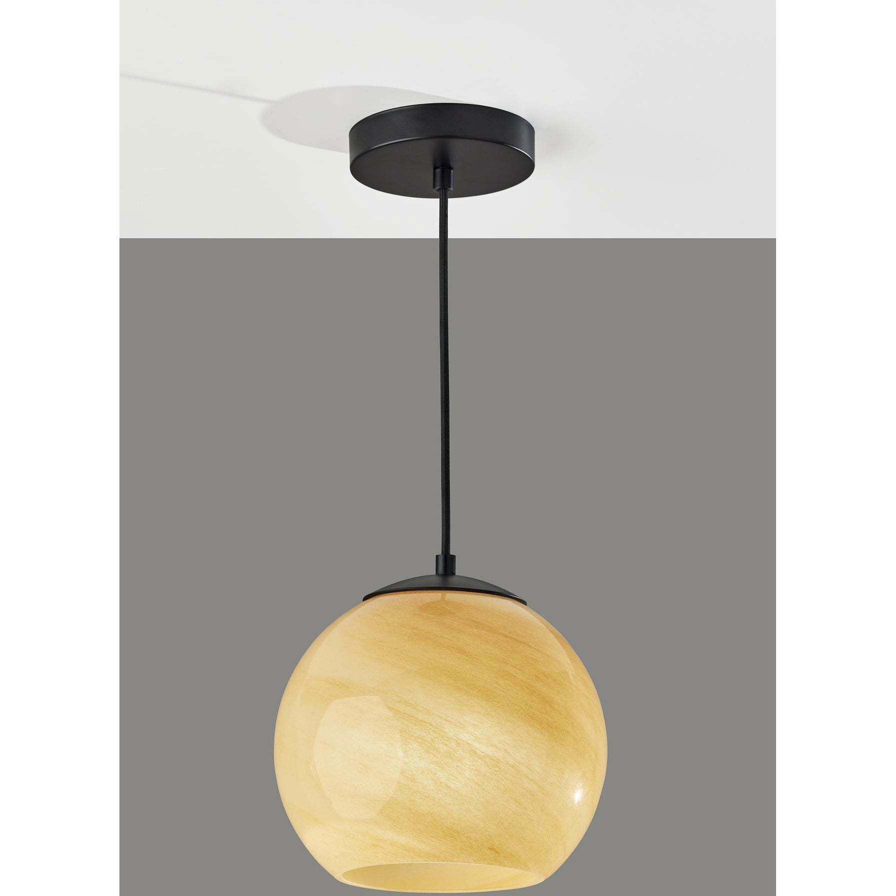 Nolan 9 inch Black Pendant Ceiling Light