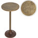Anita 24 X 11.8 inch Gold and Brown Side Table