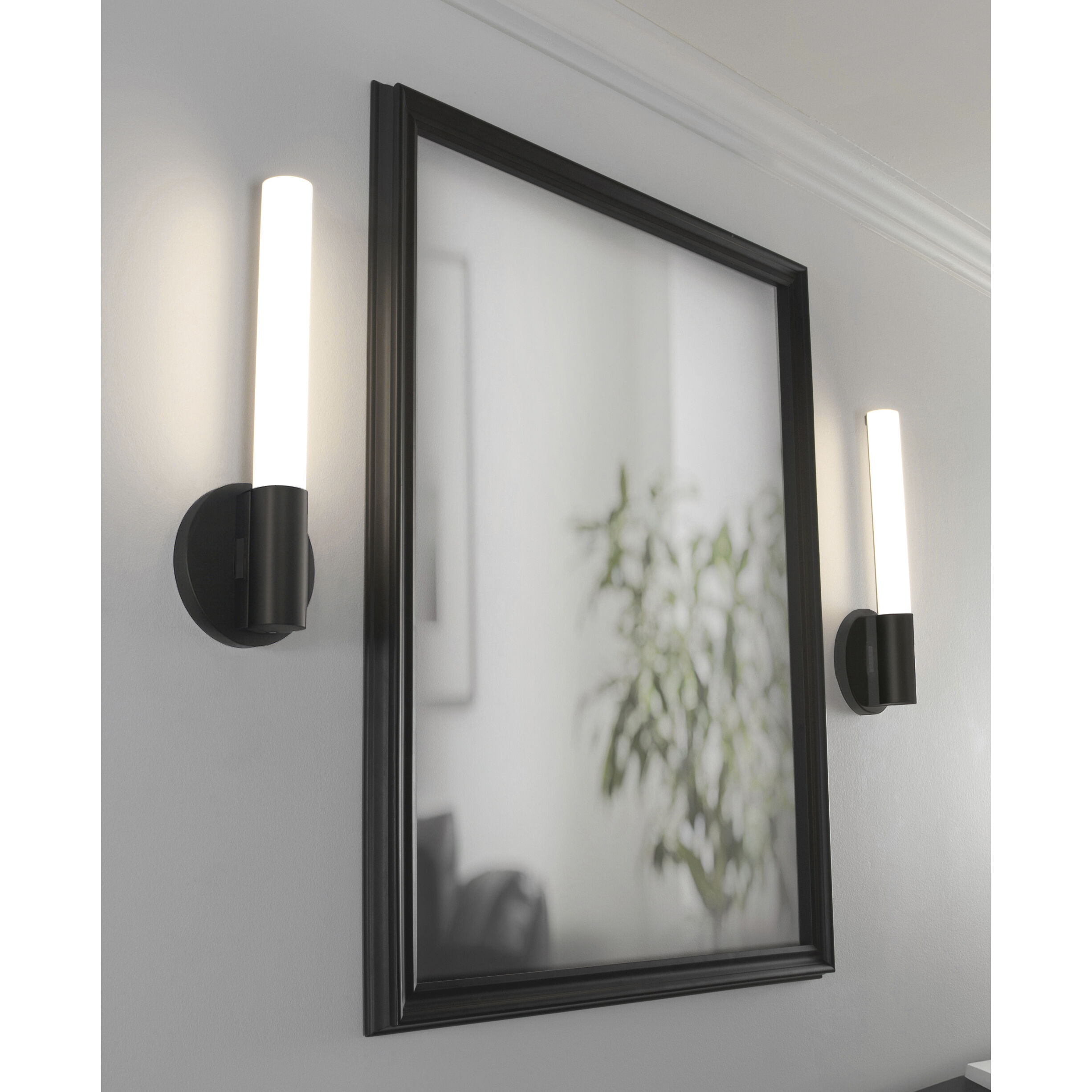 Dion LED 5 inch Black ADA Sconce Wall Light