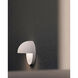 Mezza Cupola LED 5 inch Textured White ADA Sconce Wall Light