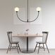 Nyomi 2 Light 42 inch Black Chandelier Ceiling Light