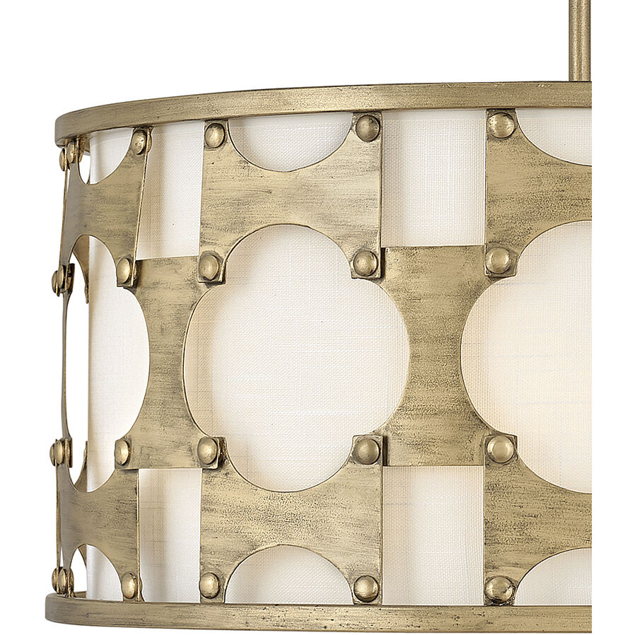 Carter 5 Light 21 inch Burnished Gold Indoor Chandelier Ceiling Light