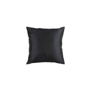 Solid Luxe 18 X 18 inch Black Pillow Kit, Square
