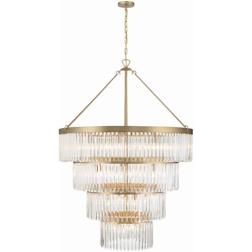 Emory 22 Light 40 inch Modern Gold Chandelier Ceiling Light