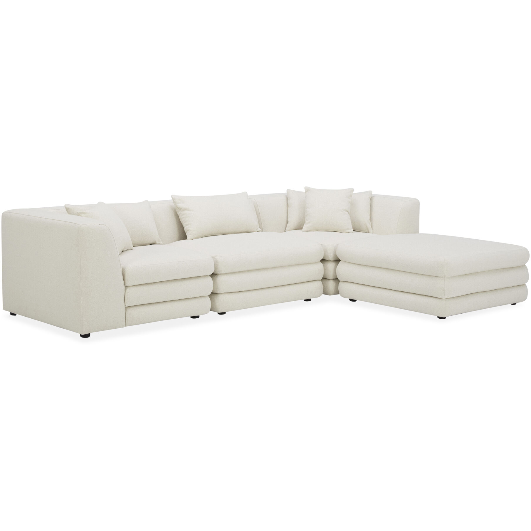 Lowtide Lounge White Modular Sectional