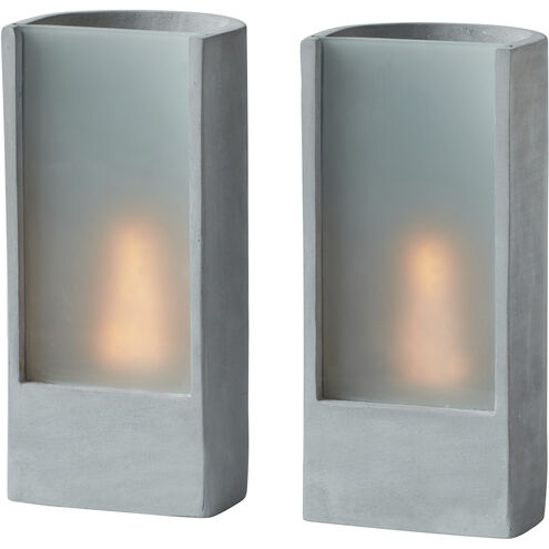 Global Caravan Gray and Frosted White Decorative Lighting