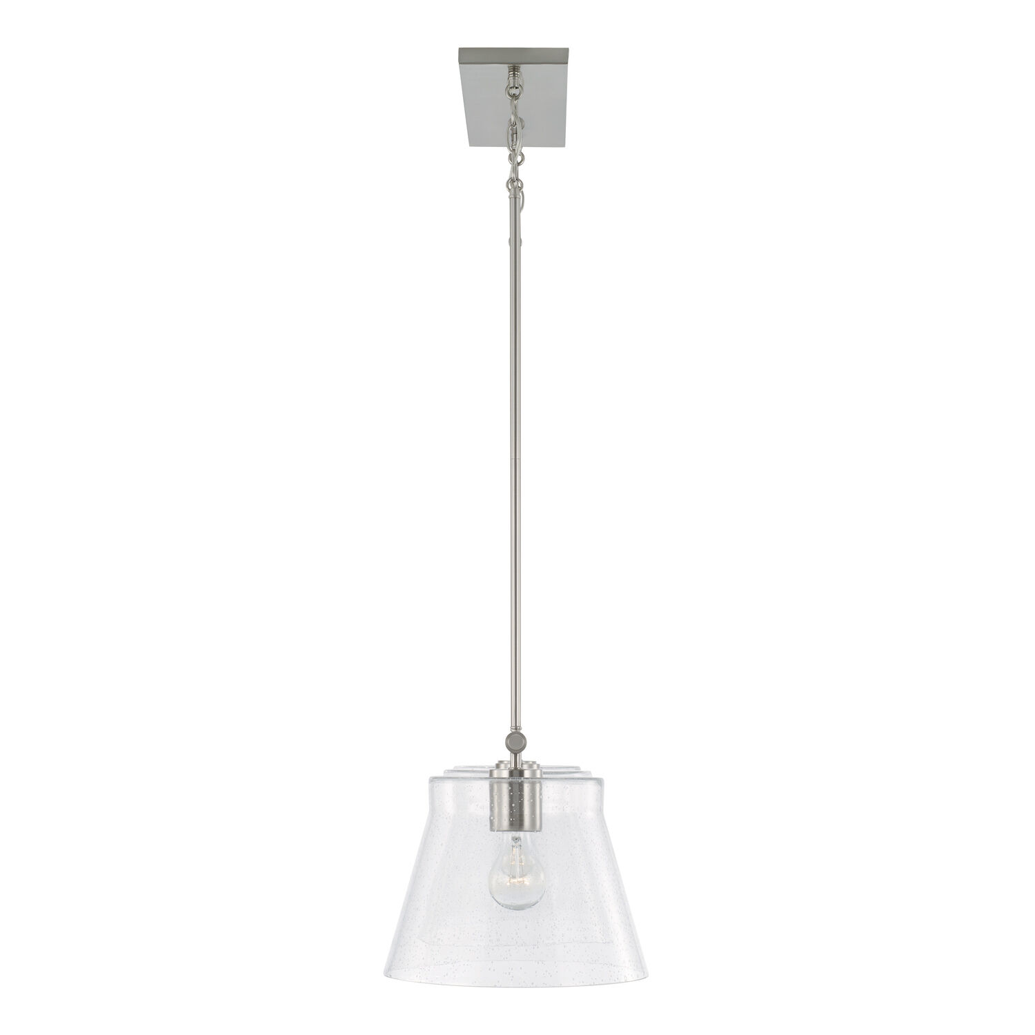 Baker 3 Light 44.5 inch Brushed Nickel Island Ceiling Light