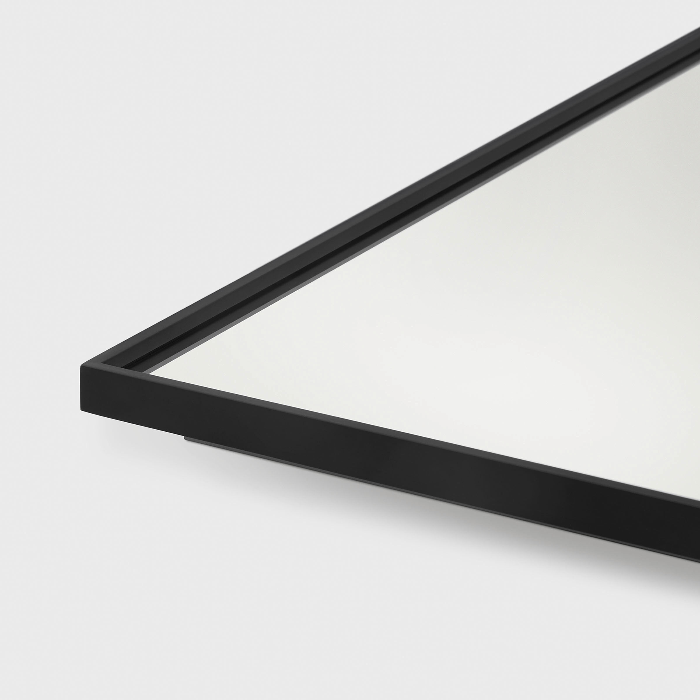 Cadre 30 X 30 inch Midnight Black Backlit Wall Mirror