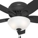 Newsome 42 inch Matte Black with Dark Gray Oak/Matte Black Blades Ceiling Fan