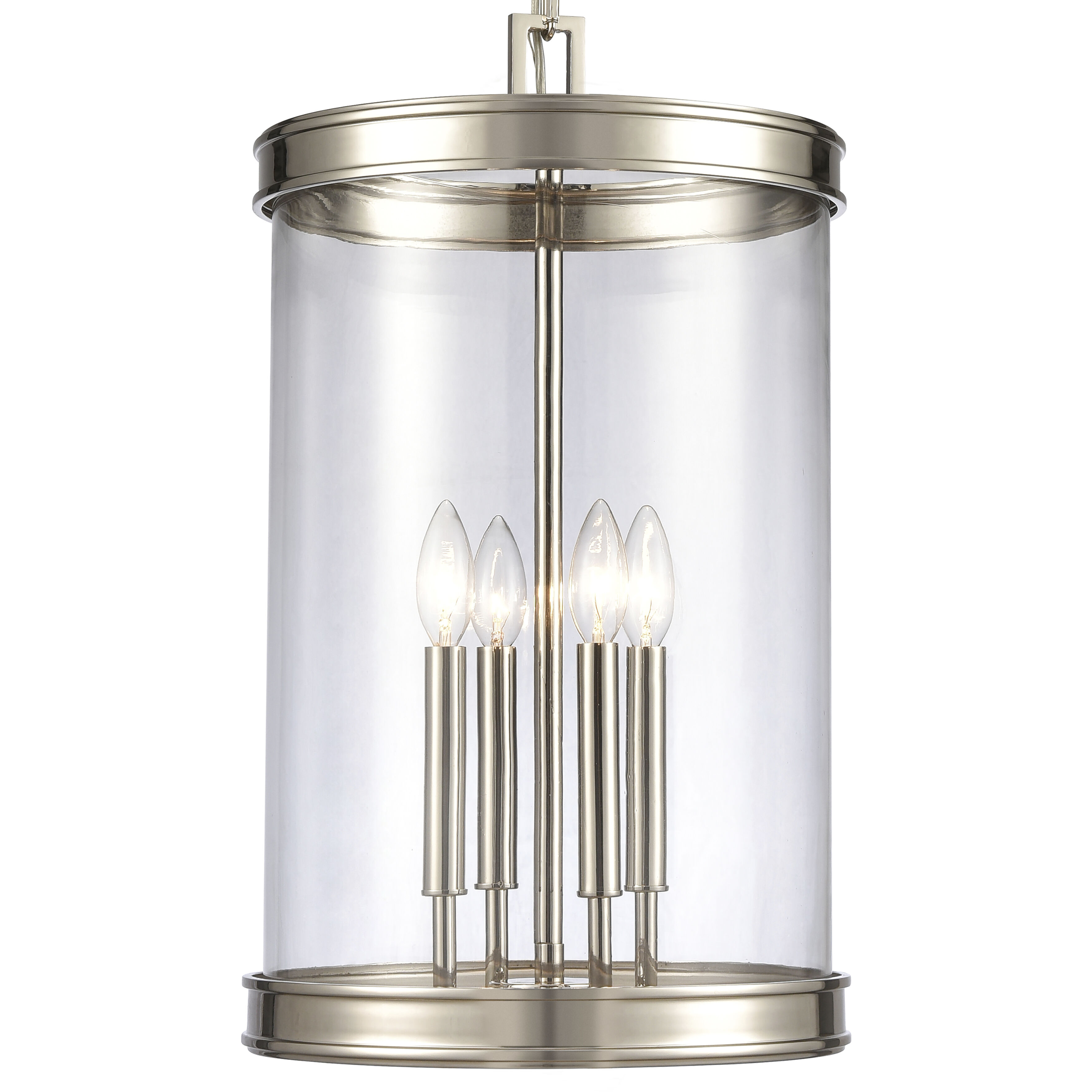 Mendoza 4 Light 12.75 inch Polished Nickel Pendant Ceiling Light