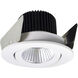Iolite White with White Recessed Light in 3000K, 1000, Round Surface Gimbal