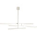 Sean Lavin Klee LED 56.1 inch Polished Nickel Chandelier Ceiling Light, Integrated LED