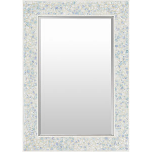 Whitaker 40 X 28 inch Blue Mirror, Rectangle