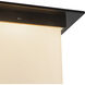 Mineral 1 Light 11.13 inch Urban Bronze and Matte Opal Glass Flush Mount Ceiling Light in Opal Glass Shade