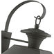 Wentworth 4 Light 28 inch Charcoal Outdoor Extra Wall Lantern, Extra Large