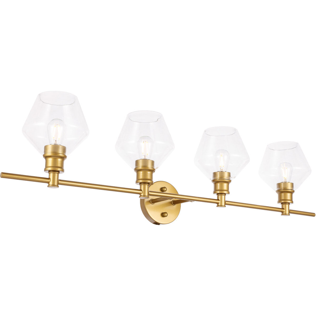 Rochester 4 Light 38 inch Brass Wall sconce Wall Light