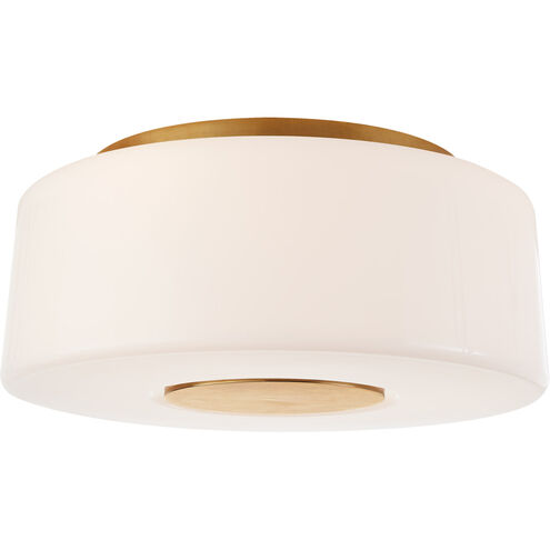 Barbara Barry Acme 3 Light 16.25 inch Soft Brass Flush Mount Ceiling Light, Large