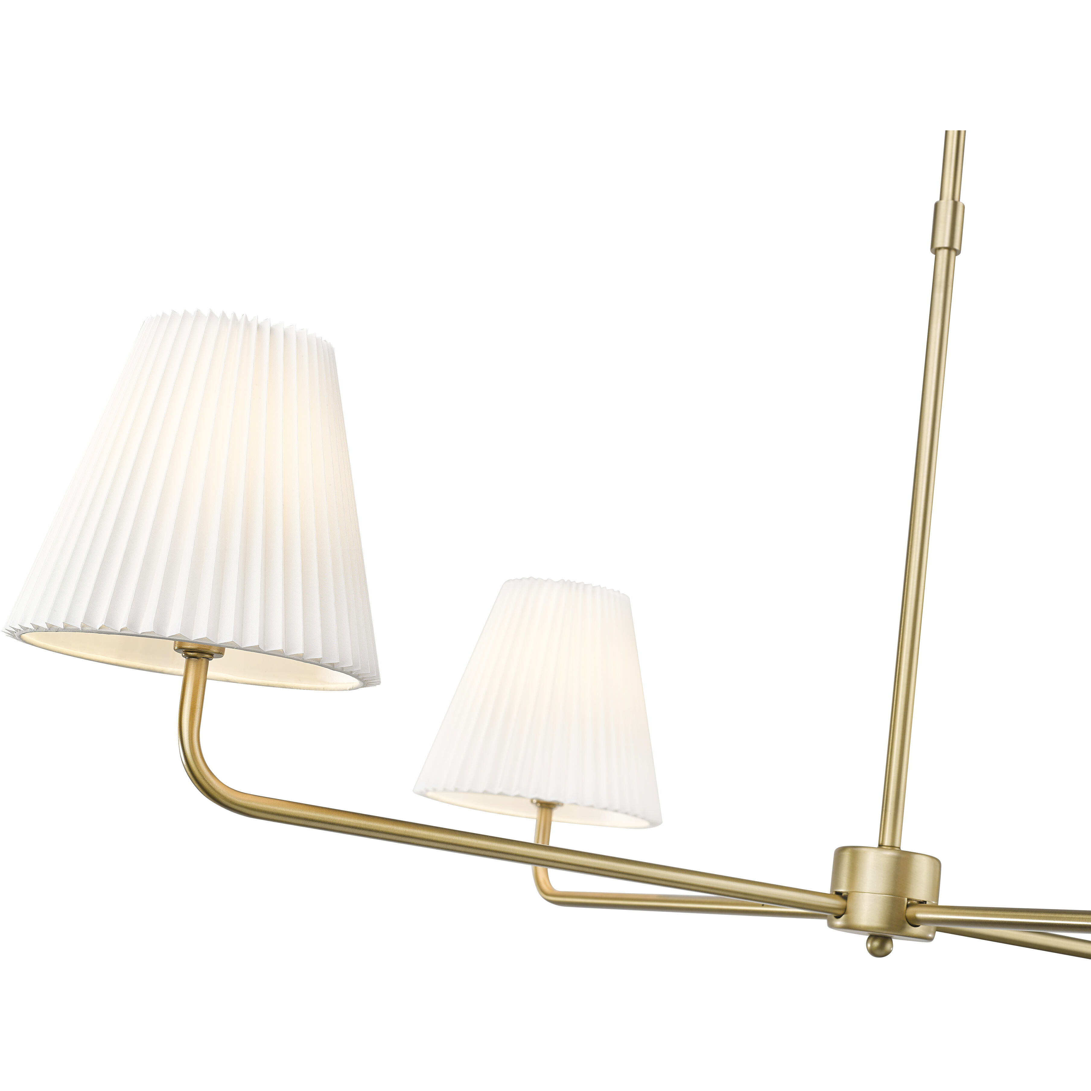 Ami 4 Light 40 inch Vintage Brass Chandelier Ceiling Light