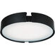 Mystic LED 14 inch Black Flush Mount Ceiling Light
