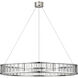 Chapman & Myers Iterna LED 40 inch Polished Nickel Ring Chandelier Ceiling Light