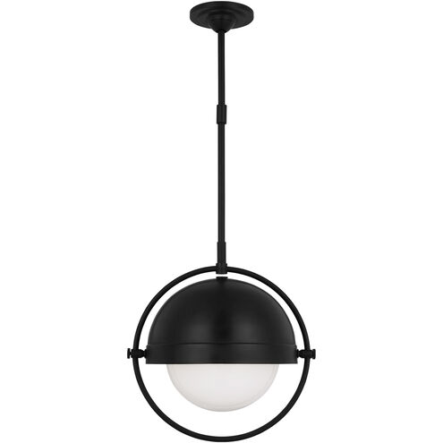 TOB by Thomas O'Brien Bacall 1 Light 15.5 inch Aged Iron Pendant Ceiling Light