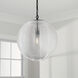Dolan 1 Light 15 inch Matte Black Pendant Ceiling Light
