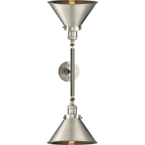 Franklin Restoration Briarcliff LED 19 inch Brushed Satin Nickel Bath Vanity Light Wall Light, Franklin Restoration