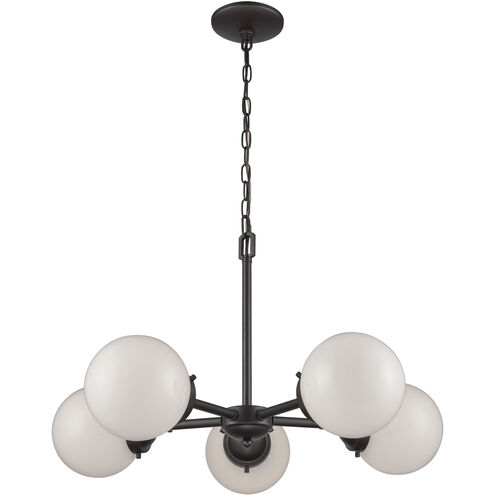 Beckett 5 Light 26 inch Oil Rubbed Bronze Chandelier Ceiling Light