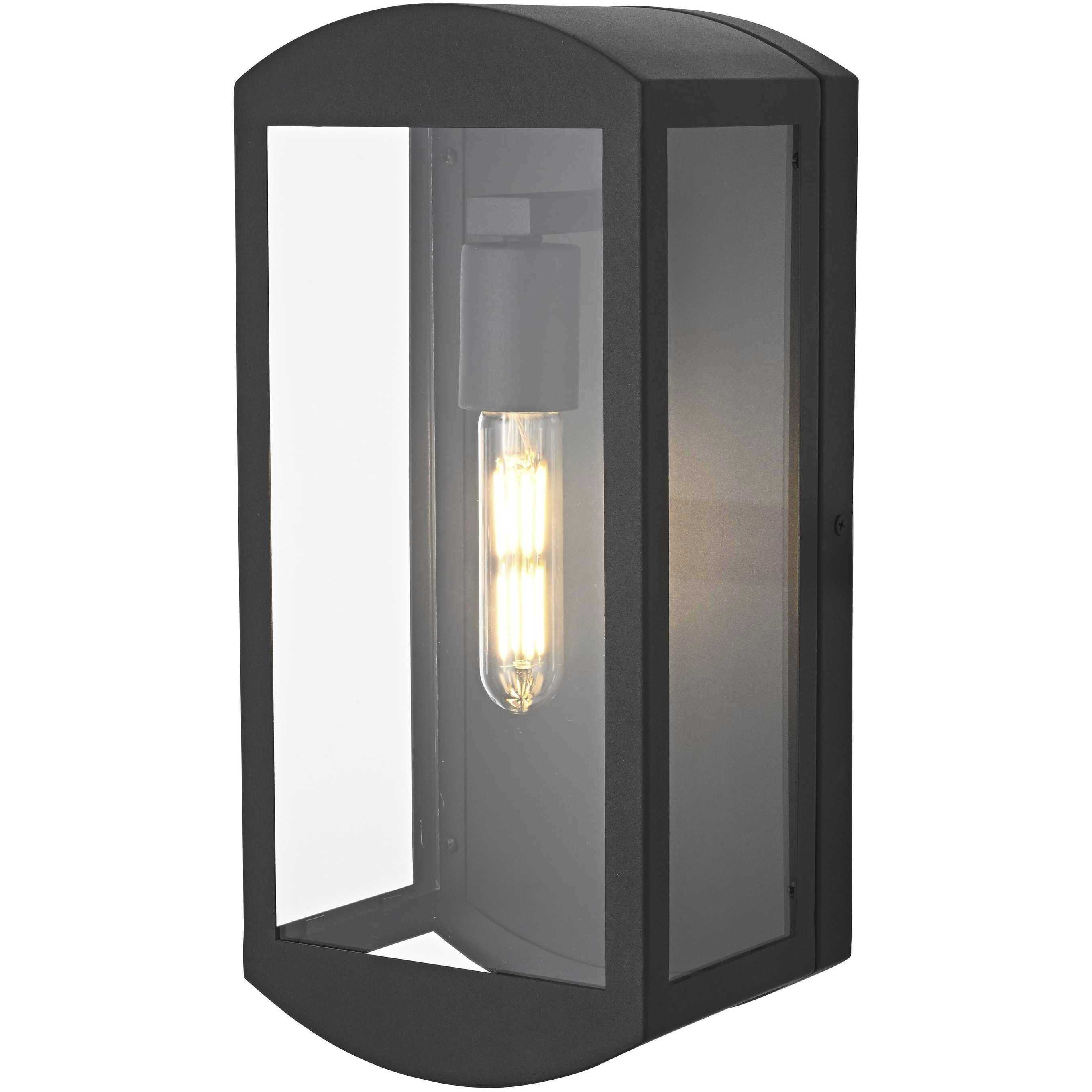 Miles 1 Light 14 inch Black Outdoor Wall Sconce