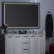 Track 60 X 42 inch Black LED Lighted Mirror, Vanita by Oxygen