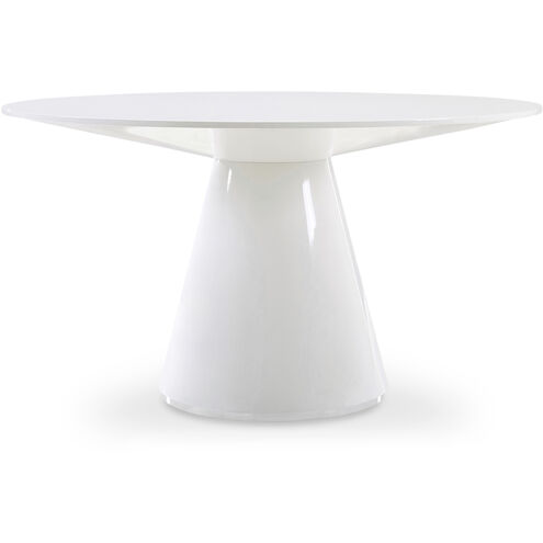 Moe's Home Collection Otago 54 X 54 inch White Dining Table, Round KC-1029-18-0 - Open Box