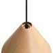 Conique Pendant Ceiling Light in Light Walnut