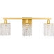 Adams 3 Light 24 inch Brass Wall sconce Wall Light