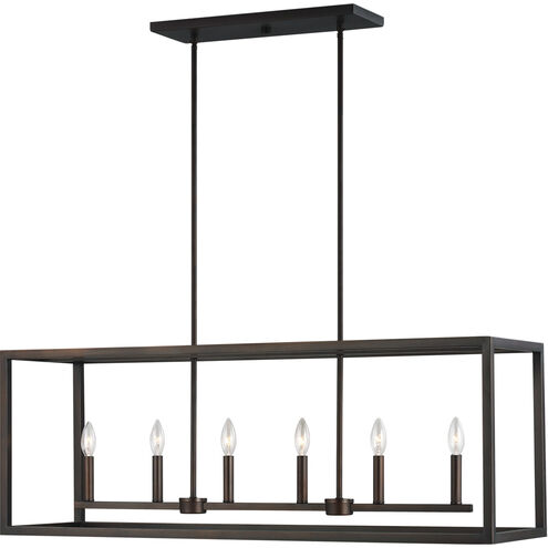 Moffet Street Island Pendant Ceiling Light in Bronze