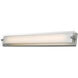 Blaze LED 28.3 inch Brushed Nickel Bath Vanity Light Wall Light