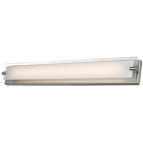 Blaze LED 28.3 inch Brushed Nickel Bath Vanity Light Wall Light