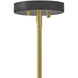 Sammi 6 Light 40 inch Black Chandelier Ceiling Light