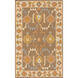 Jewel Tone II 132 X 96 inch Dark Brown, Burnt Orange, Wheat Rug
