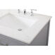 Sinclaire 60 X 22 X 34 inch Gray Vanity Sink Set